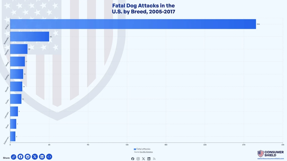 Dog Attack Statistics By Breed (2024)